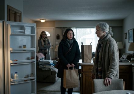 Rachel arriving to find her elderly mother Evelyn sitting inside a cold, dark home despite receiving an $8,000 pension every month.