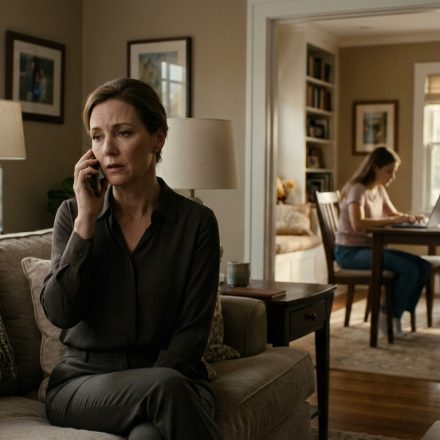 A mother receiving an unexpected phone call from her parents who ignored her children for years while financially supporting her brother's family.