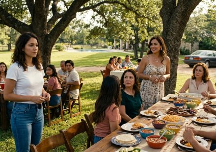 Nina sits quietly at a Texas family reunion while her sister publicly humiliates her over her modest lifestyle and healthcare technology career.