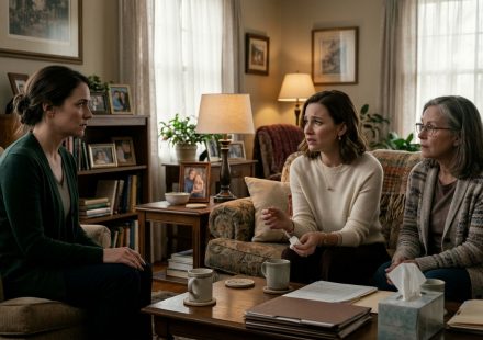 Younger sister shocked as her older sister Anna and their mother pressure her to surrender $50,000 in savings to fund Anna's divorce battle.