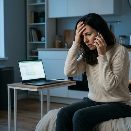 A 31-year-old woman receives an alarming early-morning bank fraud call in her apartment after an attempted $40,000 transfer from her savings account.